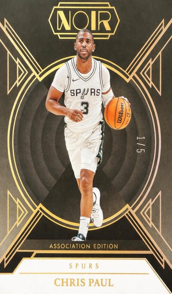 2024 Panini Noir Basketball Holo Gold Chris Paul #45