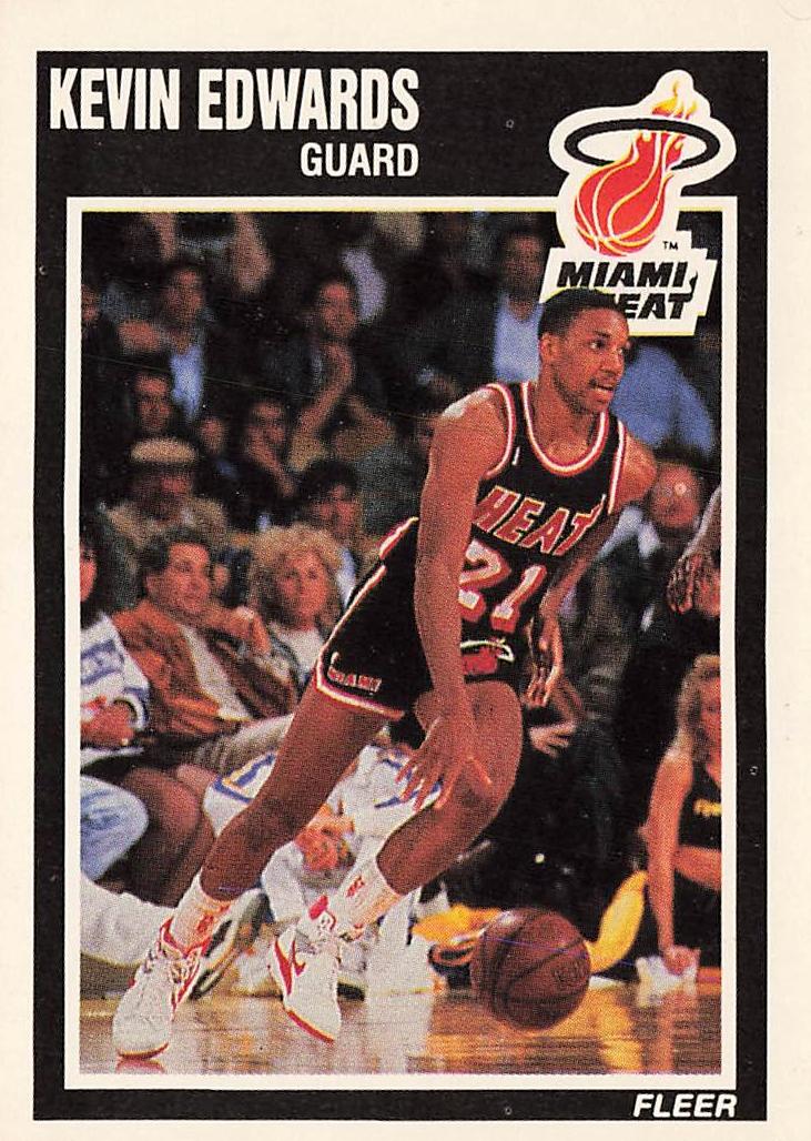 1989 Fleer Basketball Kevin Edwards #81 PSA 10
