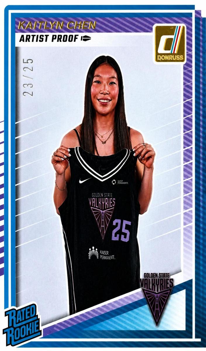 2025 Panini Donruss WNBA Basketball Artist Proof Kaitlyn Chen #90