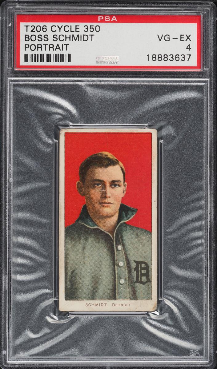 1909-11 T206 Baseball Portrait Boss Schmidt #NNO