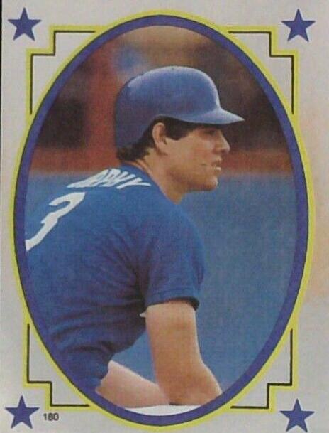 1984 Topps Stickers Baseball Dale Murphy #180