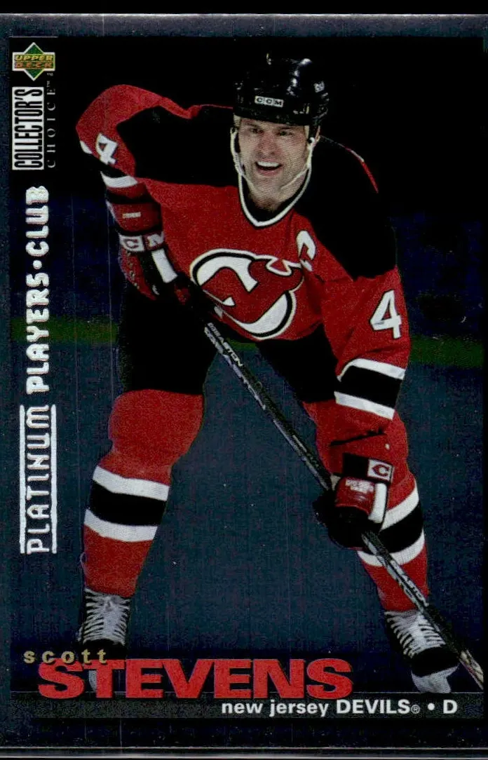 1995 Collector's Choice Hockey Player's Club Platinum Scott Stevens #223