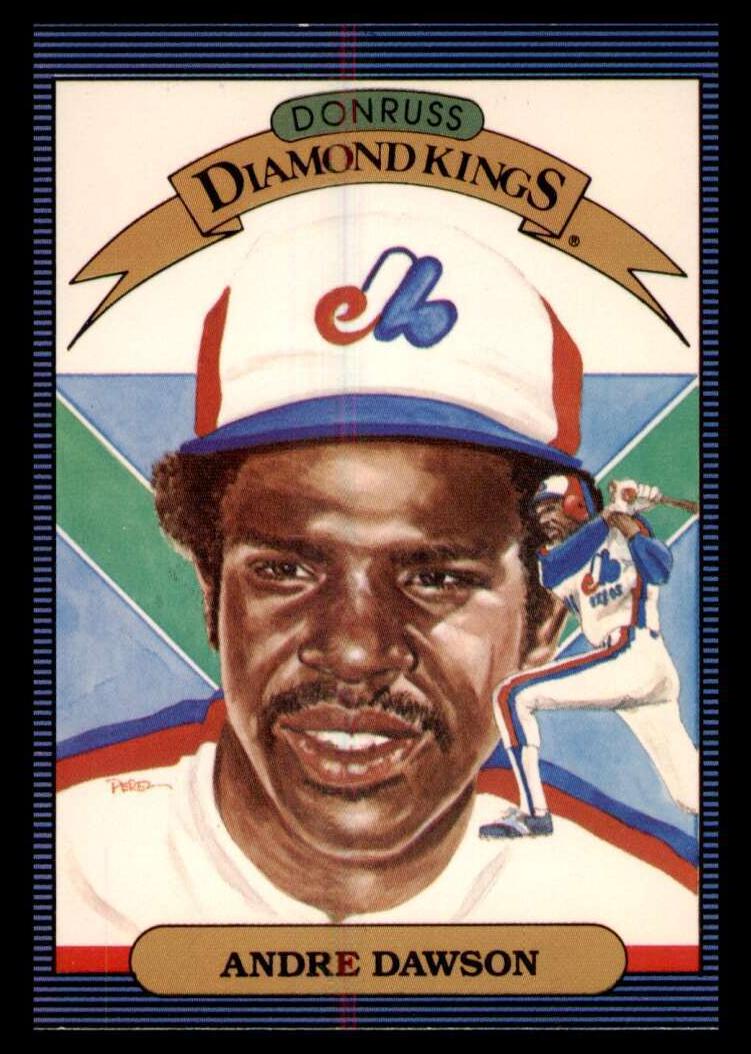 1986 Donruss Baseball Andre Dawson #25 PSA 10