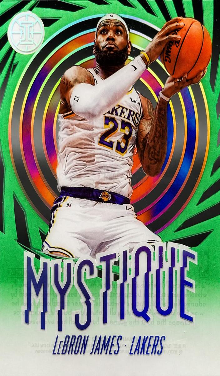 2019 Panini Illusions Basketball Emerald LeBron James #7