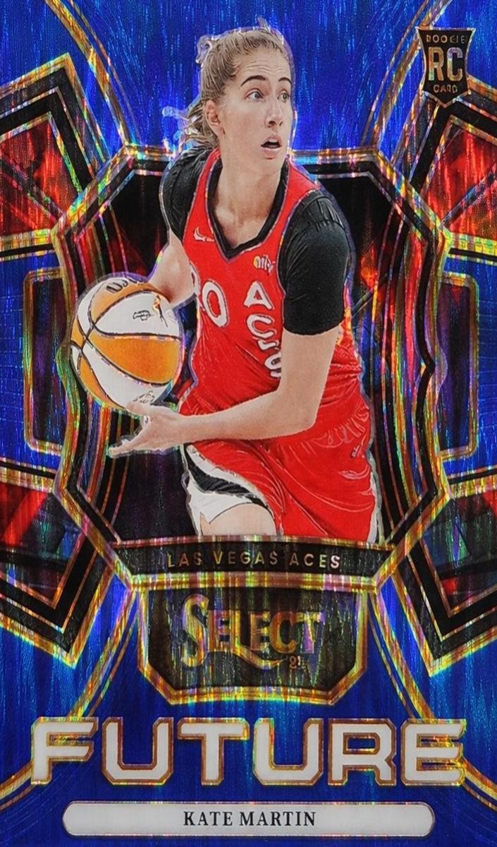2024 Panini Select WNBA Basketball Blue Flash Kate Martin #5