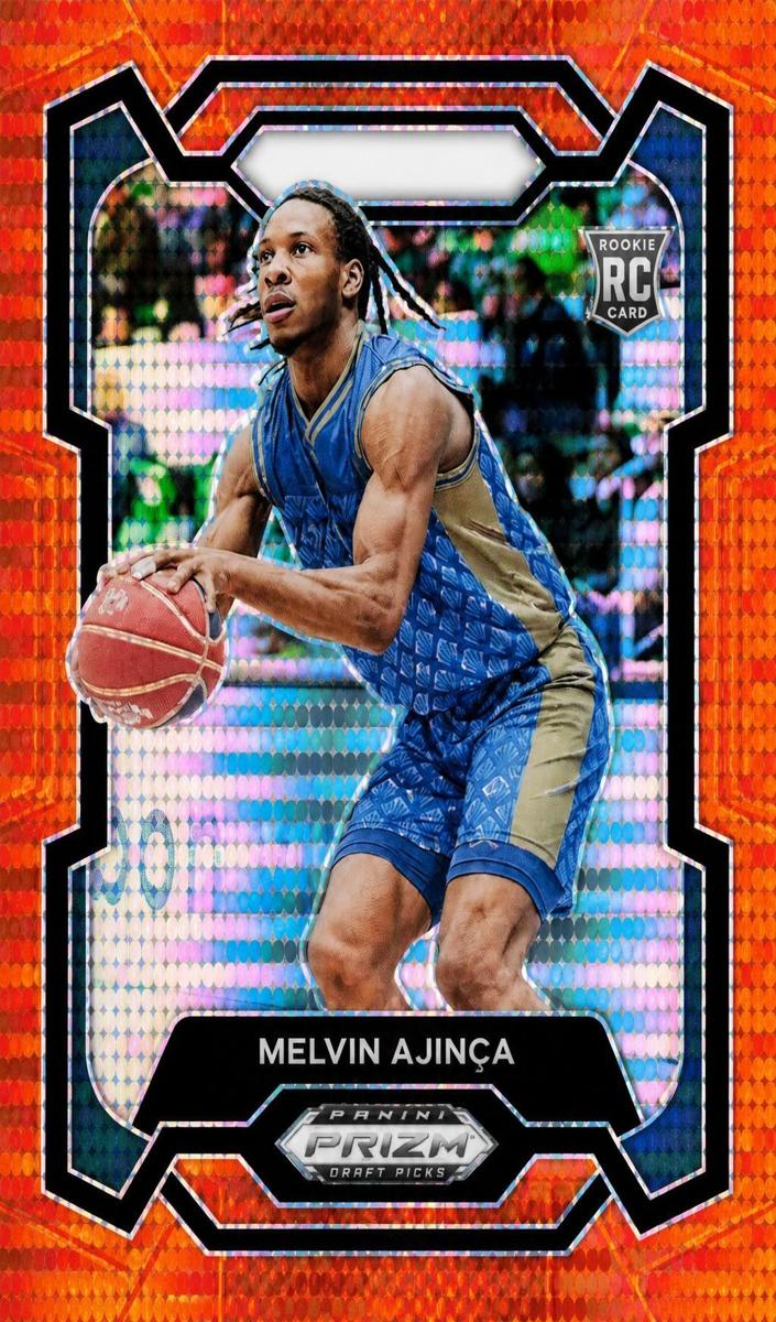 2024 Panini Prizm Draft Picks Basketball Orange Pulsar Melvin Ajinca #48