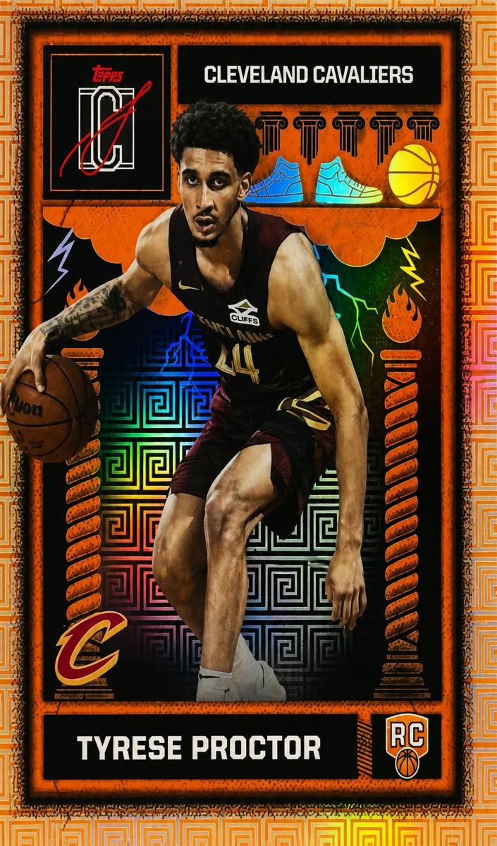 2025 Topps Basketball Tyrese Proctor #250 PSA 10