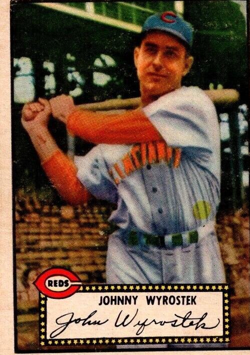 1952 Topps Baseball Johnny Wyrostek #13 PSA 4.5