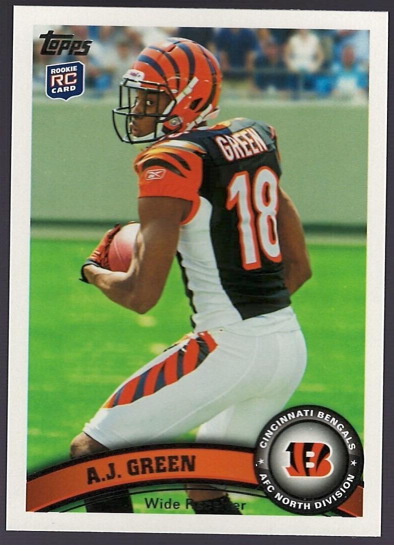 2011 Topps Football A.J. Green #151 PSA 10