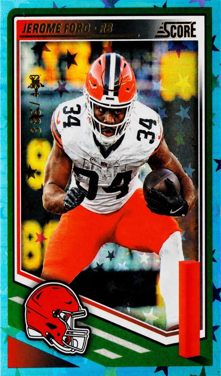 2025 Panini Score Football Stars Jerome Ford #255