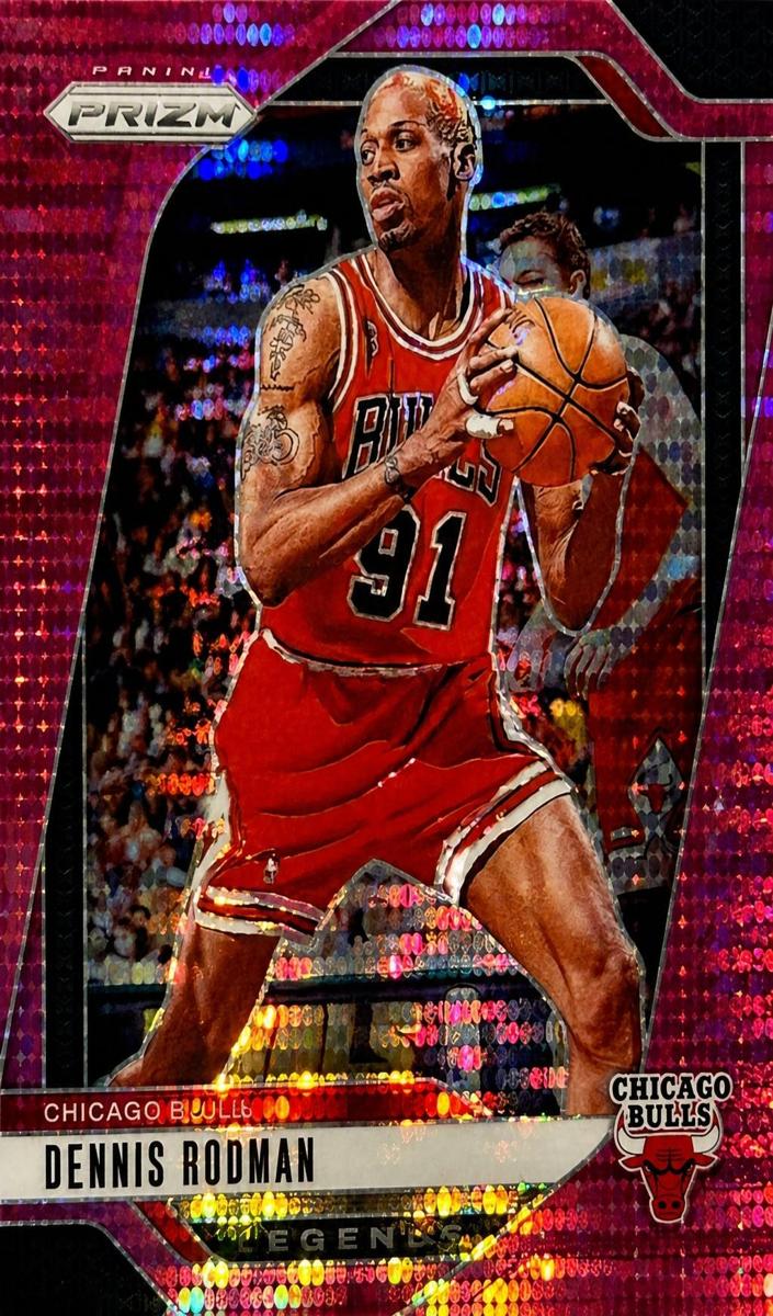 2024 Panini Prizm Basketball Pink Pulsar Dennis Rodman #277
