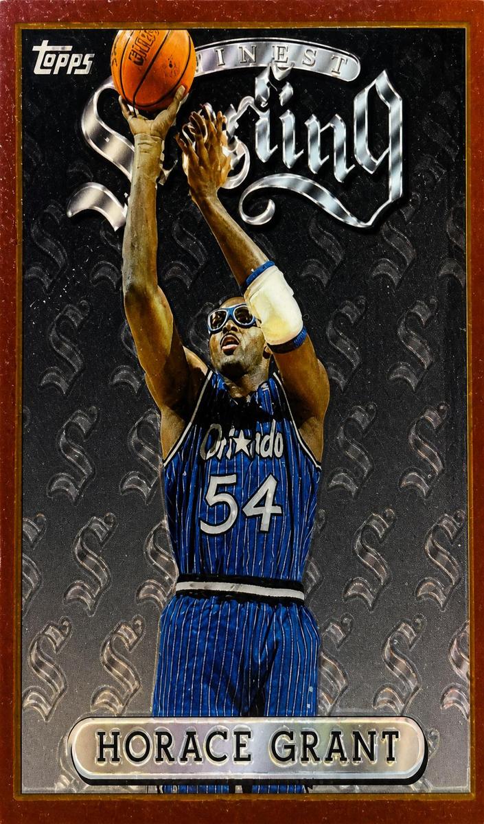 1996 Topps Finest Basketball Refractor Horace Grant #77 PSA 10