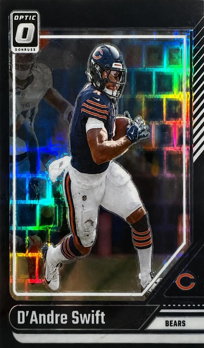 2024 Donruss Optic Football Black Pandora D'Andre Swift #34