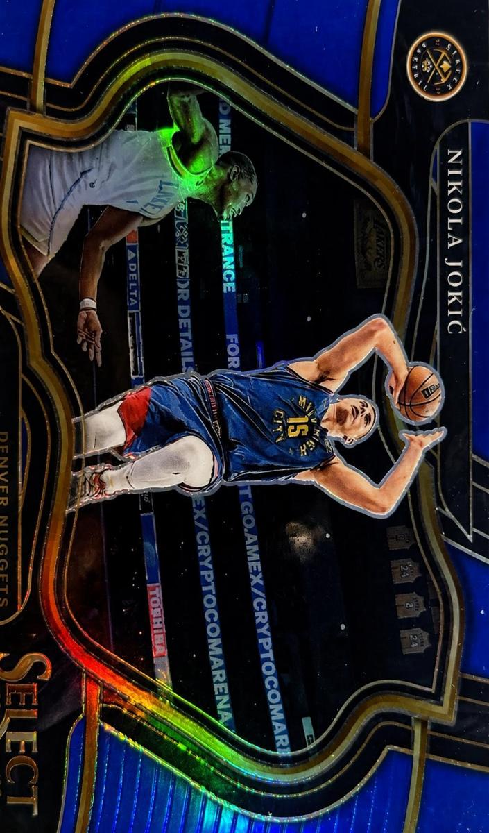 2022 Panini Select Basketball Blue Nikola Jokic #201 PSA 10
