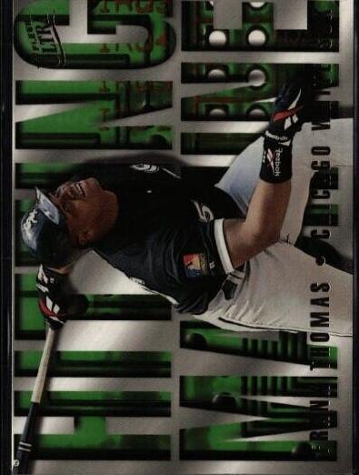 1995 Fleer Ultra Baseball Frank Thomas #10 PSA 8