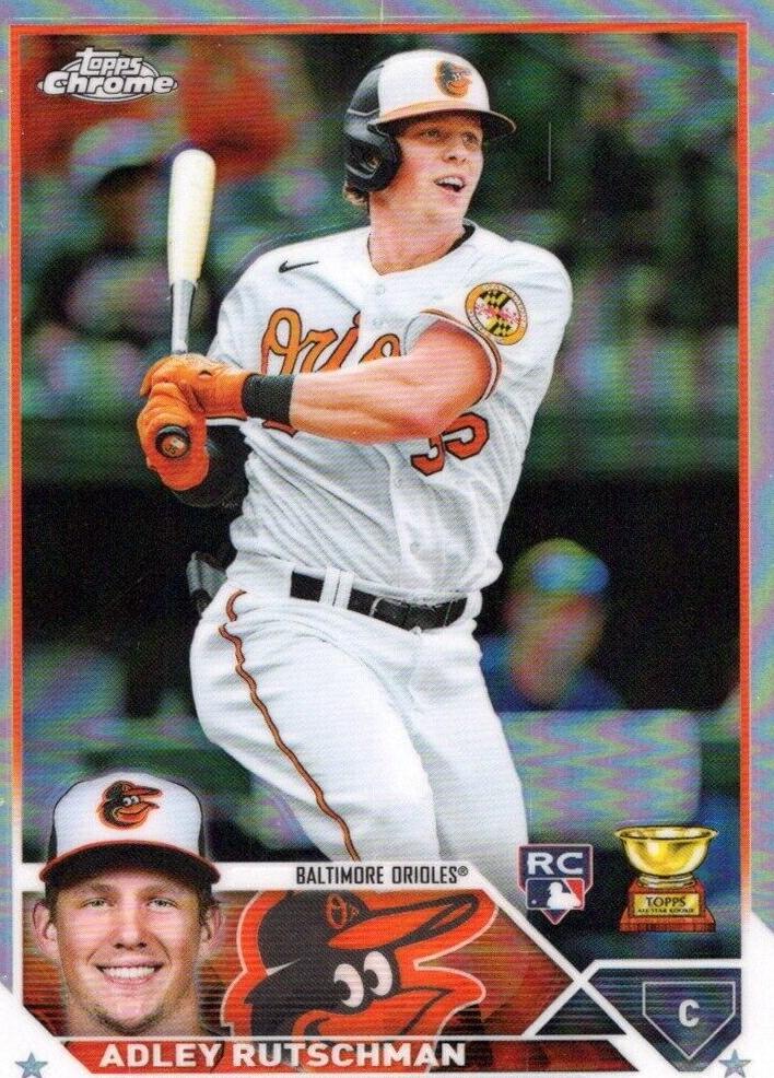 2023 Topps Chrome Baseball Refractor Adley Rutschman #1