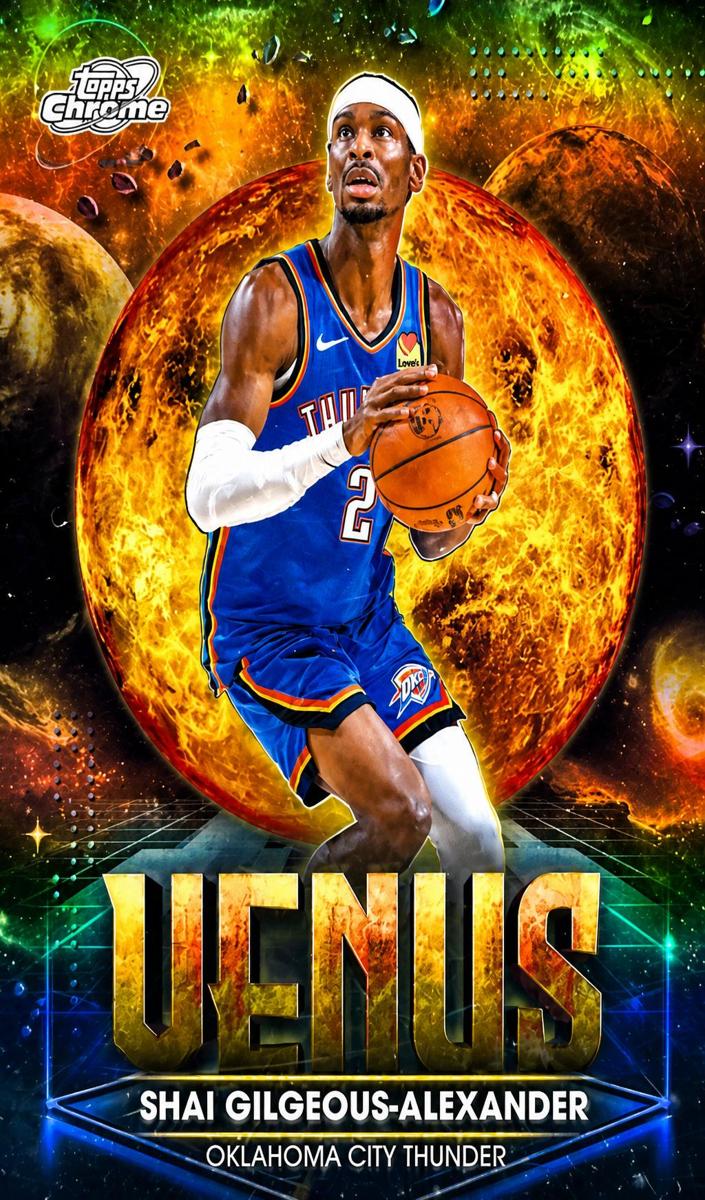 2025 Topps Cosmic Chrome Basketball Shai Gilgeous-Alexander #PPV-1