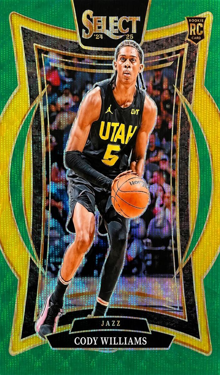 2024 Panini Select Basketball Green Wave Cody Williams #71