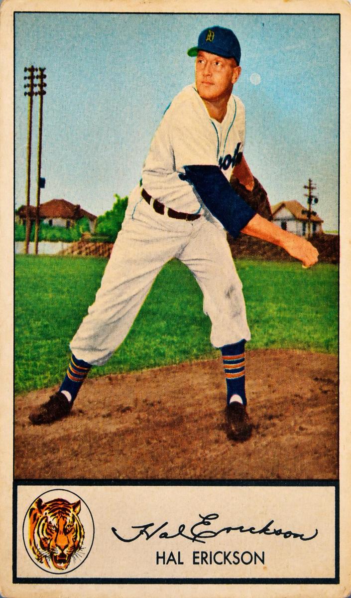 1953 Glendale Hot Dogs Tigers Baseball Hal Erickson #NNO