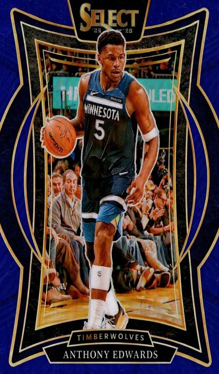 2024 Panini Select Basketball Blue Retail Anthony Edwards #23
