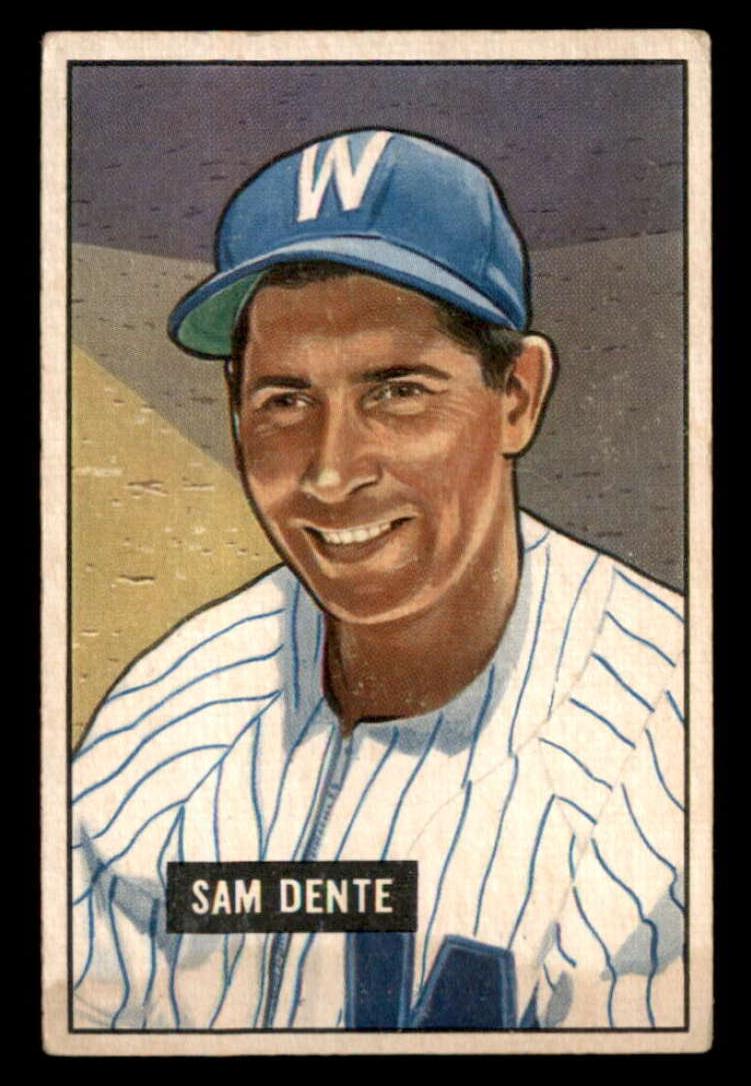 1951 Bowman Baseball Sam Dente #133 PSA 6
