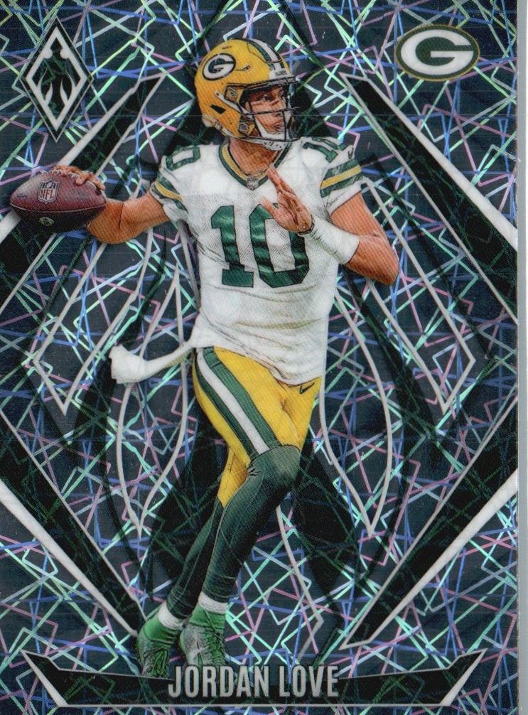 2024 Panini Phoenix Football Lazer Jordan Love #85 PSA 10