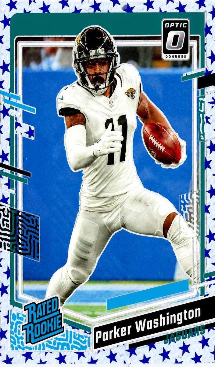 2023 Donruss Optic Football Purple Stars Parker Washington #254
