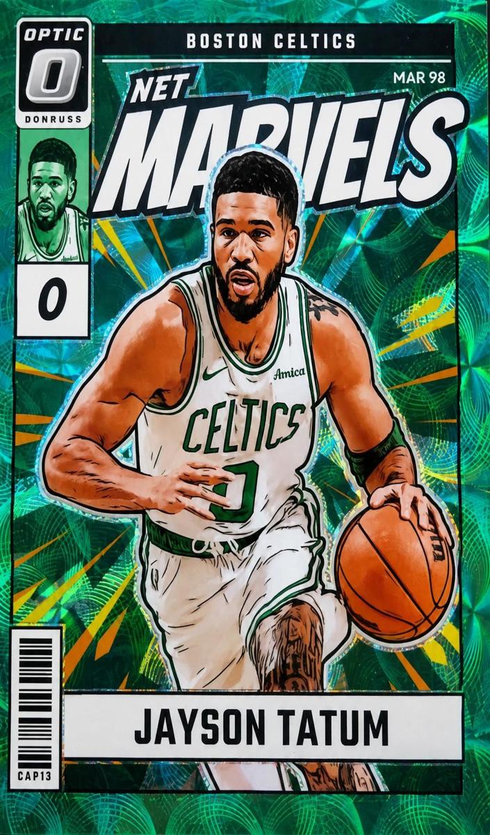 2024 Donruss Optic Basketball Green International Jayson Tatum #1