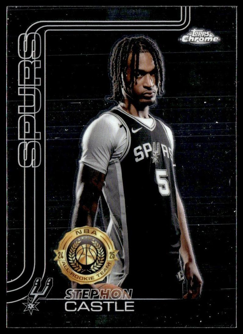 2025 Topps Chrome Basketball Stephon Castle #228