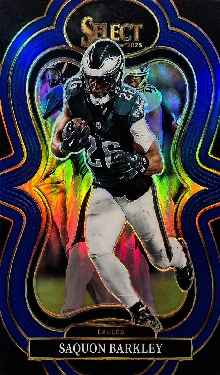 2025 Panini Select Football Blue Saquon Barkley #391
