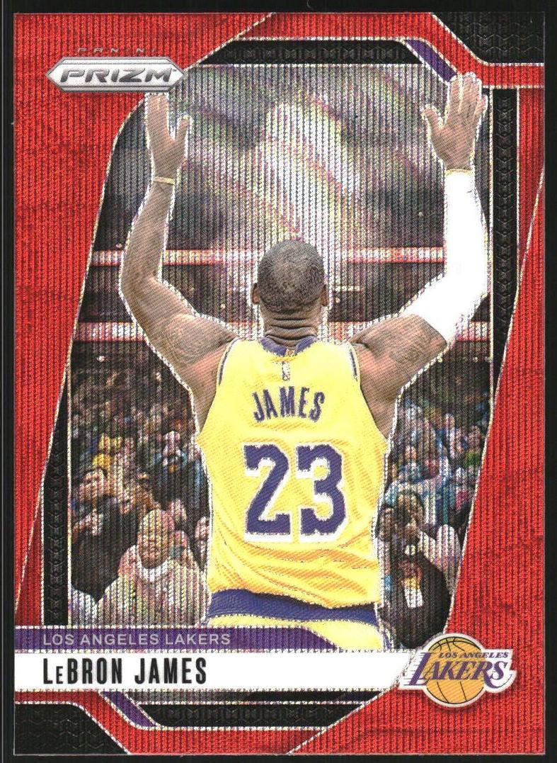2024 Panini Prizm Basketball Ruby Wave LeBron James #130