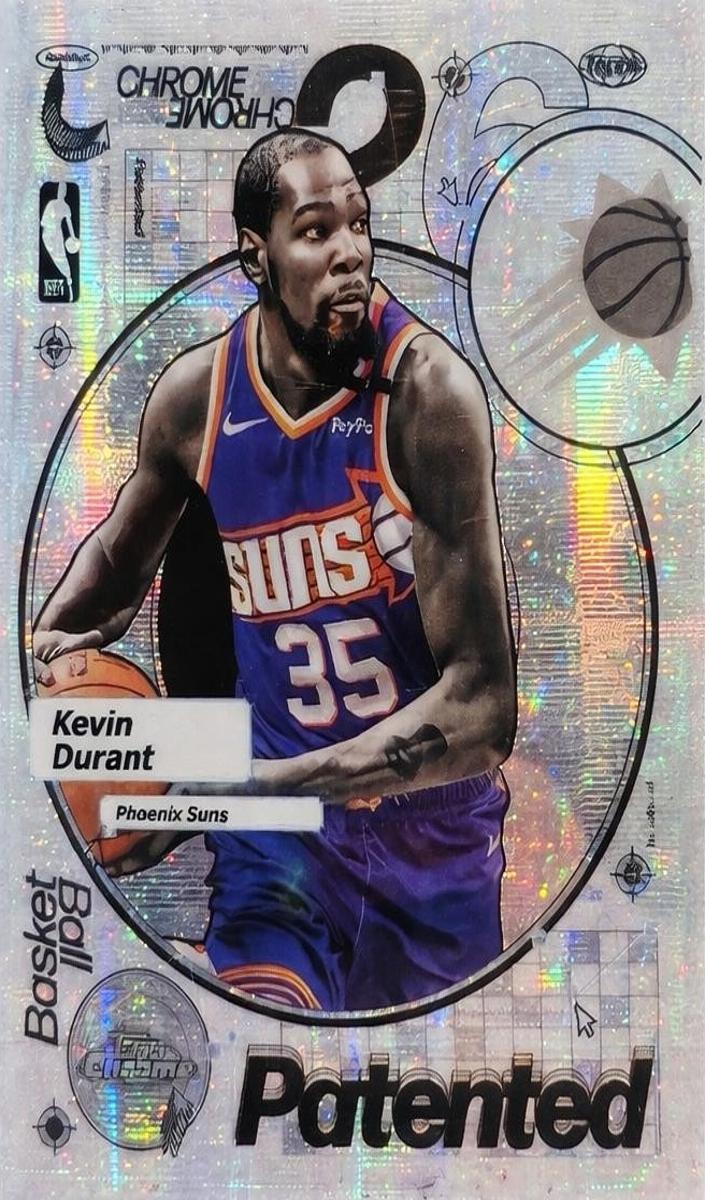 2025 Topps Chrome Basketball Kevin Durant #PD-8