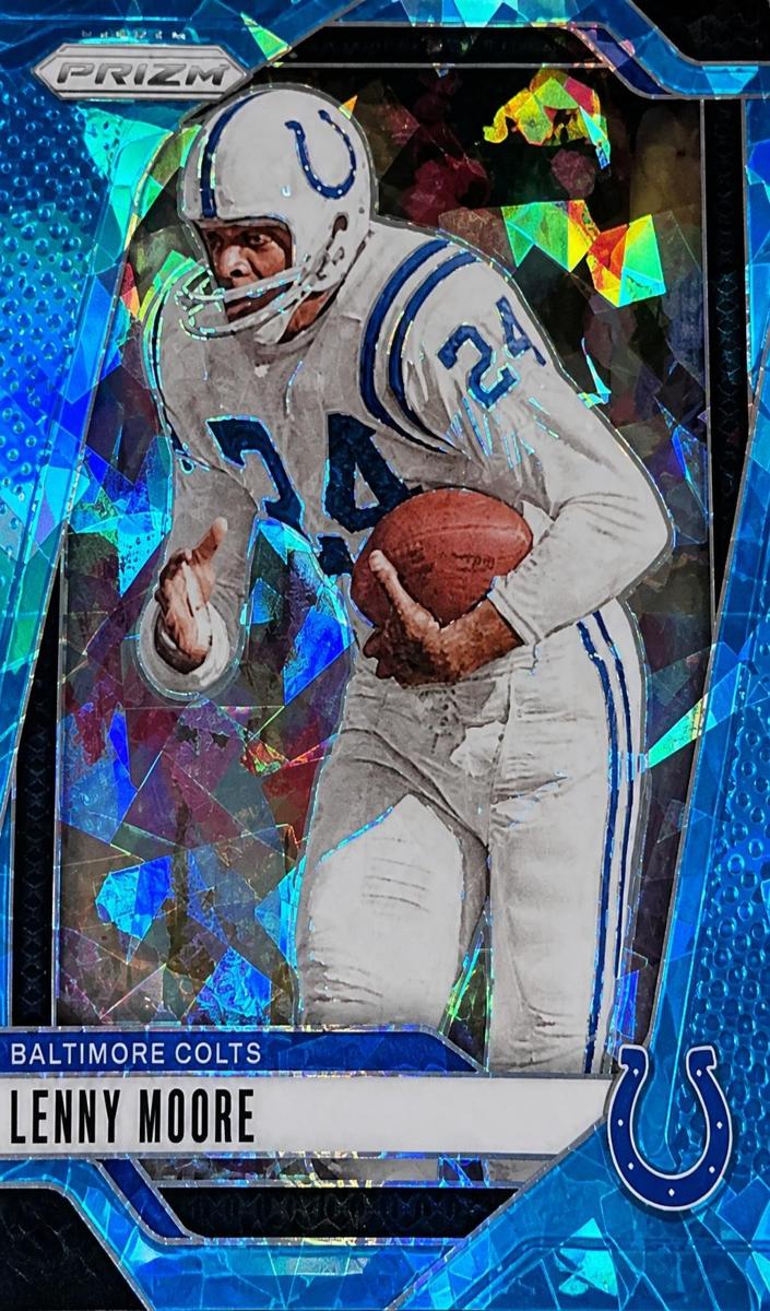 2024 Panini Prizm Football Blue Ice Lenny Moore #296