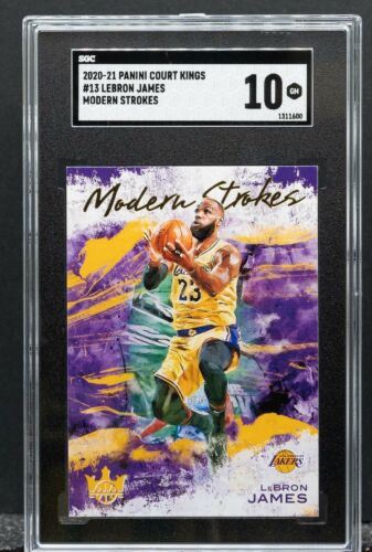 2020 Panini Court Kings Basketball LeBron James #13 PSA 9