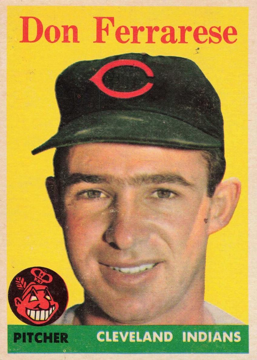 1958 Topps Baseball Don Ferrarese #469 PSA 7