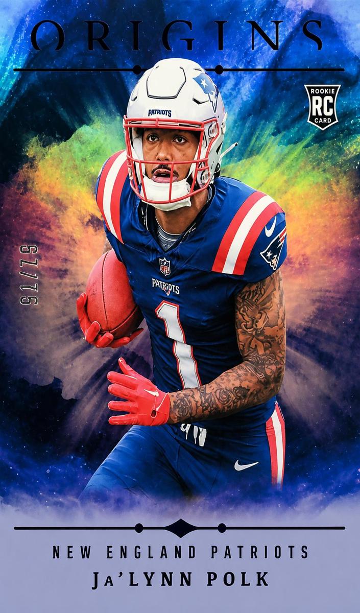 2024 Panini Origins Football Holo Silver Ja'Lynn Polk #122