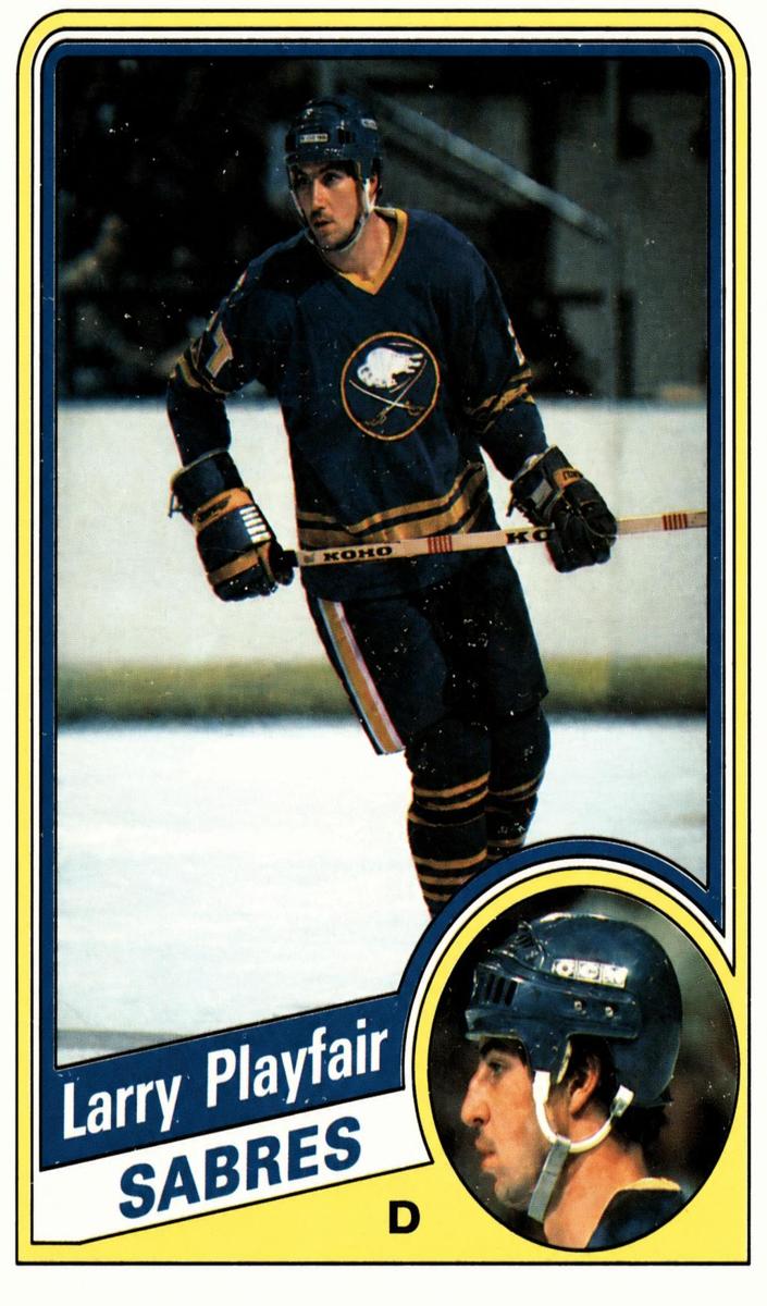 1984 Topps Hockey Larry Playfair #20