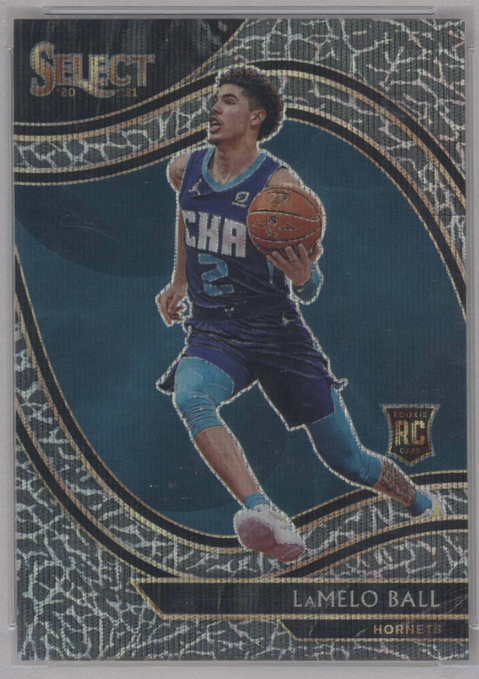 2020 Panini Select Basketball Elephant LaMelo Ball #298 PSA 9