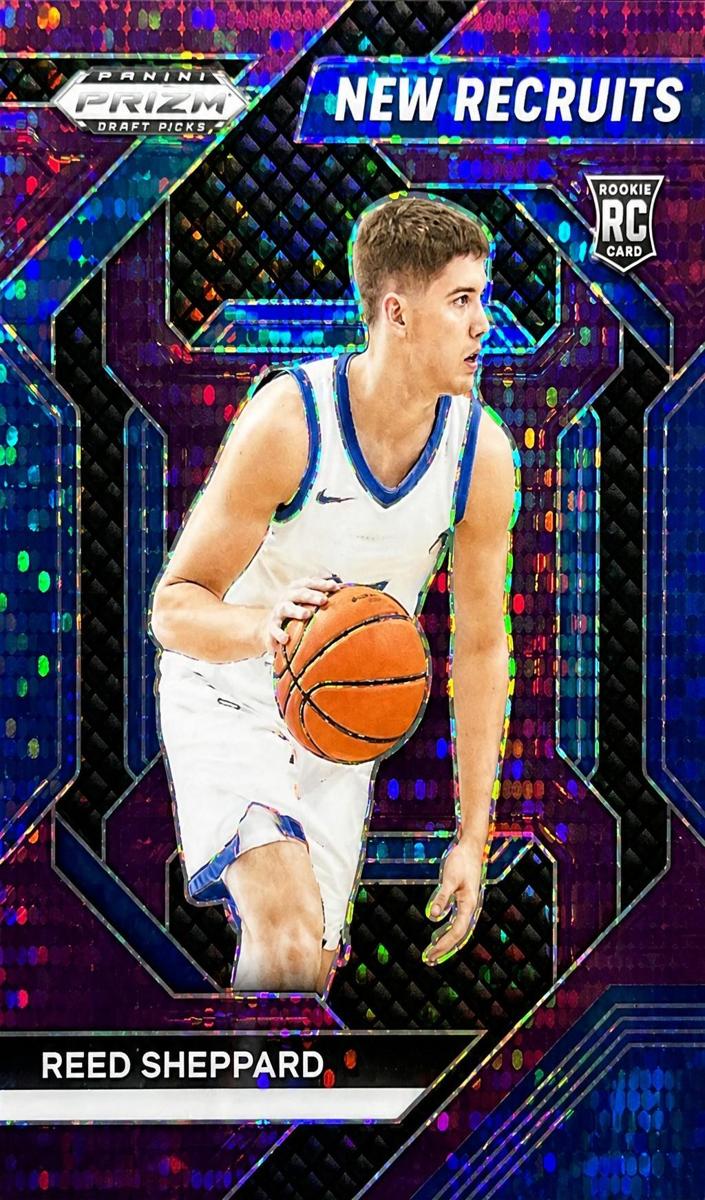 2024 Panini Prizm Draft Picks Basketball Purple Pulsar Reed Sheppard #13