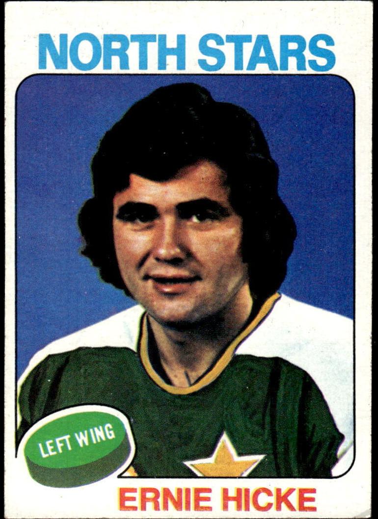 1975 Topps Hockey Ernie Hicke #71