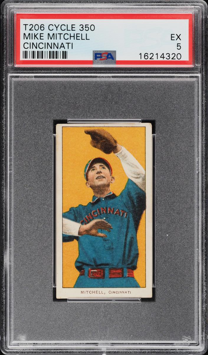 1909-11 T206 Baseball Mike Mitchell #NNO PSA 1.5