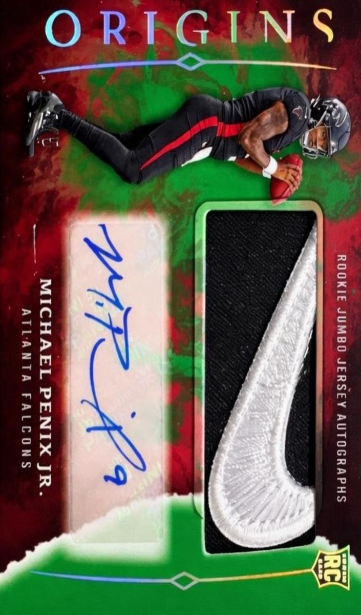 2024 Panini Origins Football Green Michael Penix Jr. #RJA-MPE
