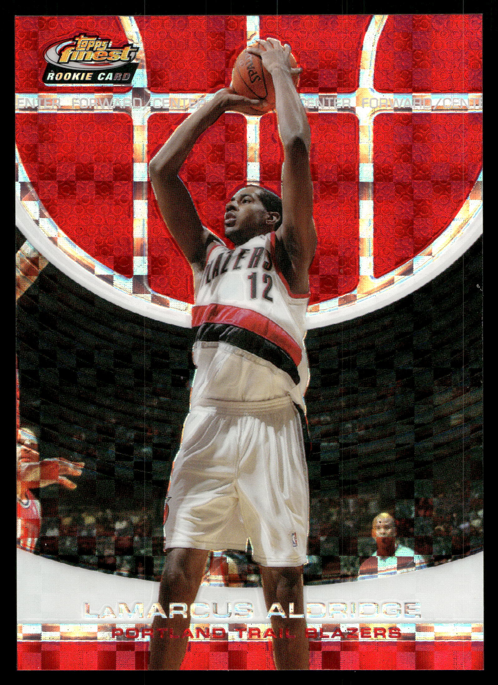 2005 Topps Finest Basketball Red X-Fractor LaMarcus Aldridge #141