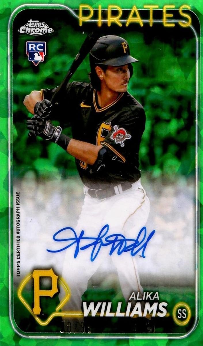 2024 Topps Chrome Sapphire Baseball Green Alika Williams #CSA-AWI PSA 9