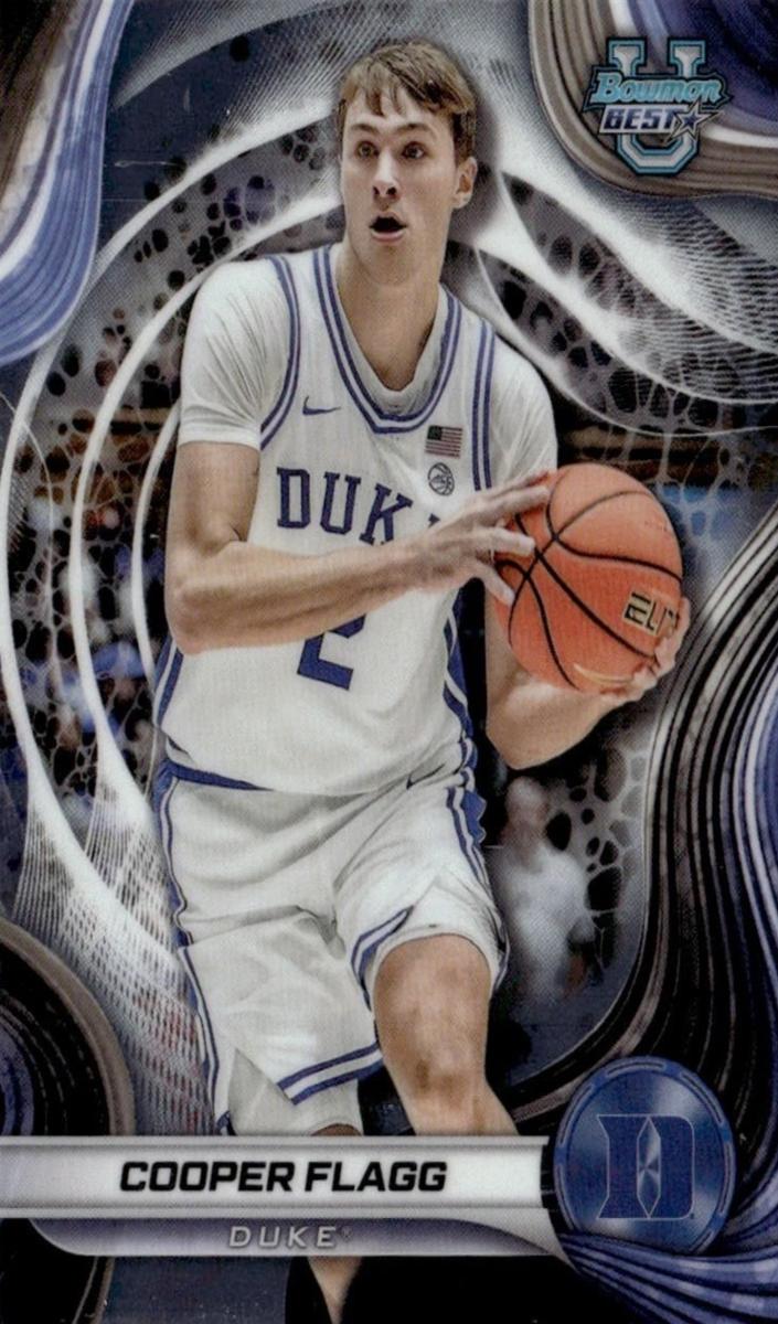 2024 Bowman Best University Basketball Cooper Flagg #16 PSA 10