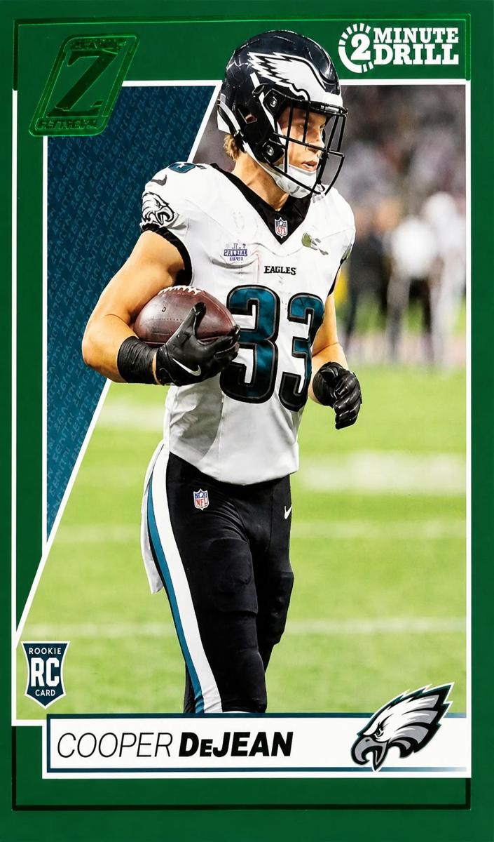 2024 Panini Zenith Football Two Minute Drill Cooper DeJean #121 CGC 7