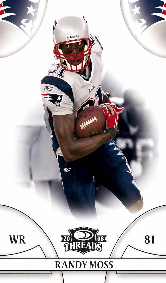 2008 Donruss Threads Football Randy Moss #24