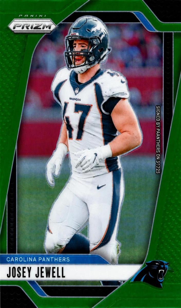 2024 Panini Prizm Football Green Josey Jewell #42