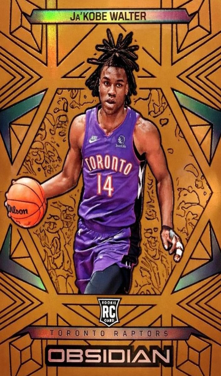 2024 Panini Obsidian Basketball Electric Etch Bronze Flood Ja'Kobe Walter #172