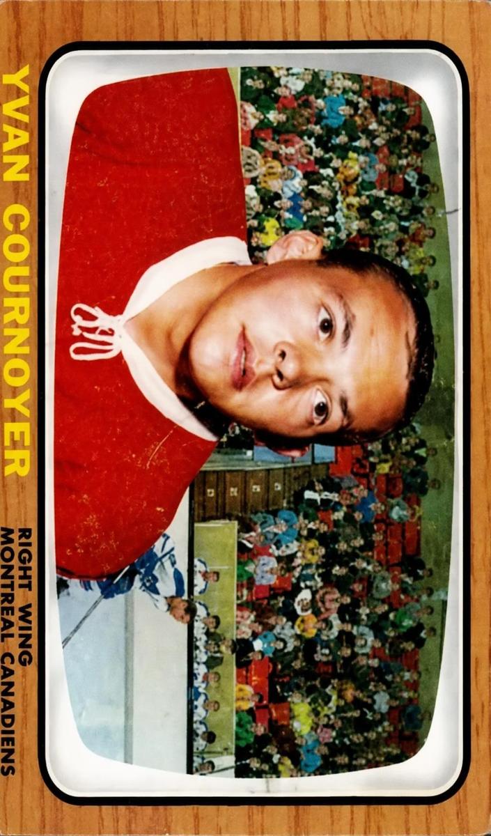 1966 Topps USA Test Hockey Yvan Cournoyer #13 PSA 6